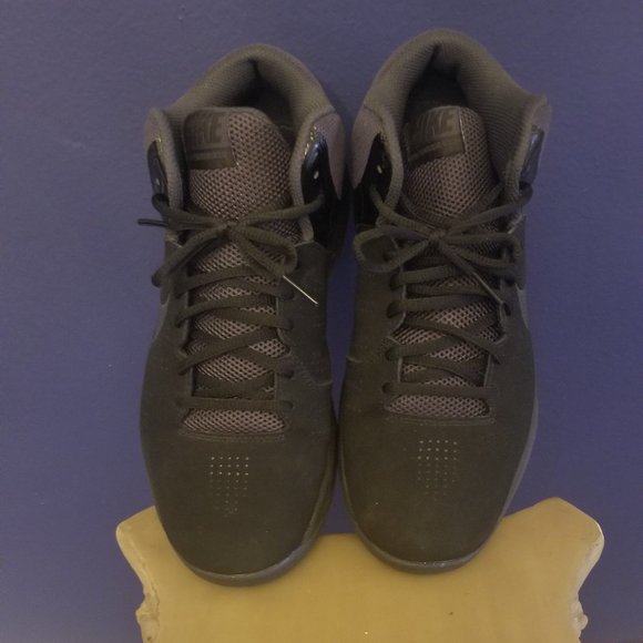 Nike Air Visi Pro VI Nubuck Men's Basketball shoes, Black/Anthracite, Size 8.0. - Picture 5 of 8
